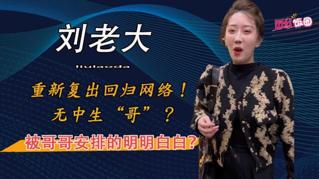 刘老大回归网络!安排完弟弟安排哥哥?网友:这不是电棍刘吗