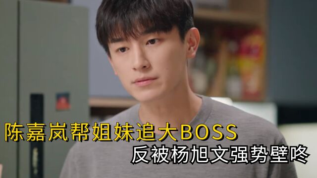 陈嘉岚帮姐妹追大BOSS,反被杨旭文强势壁咚:我有喜欢的人了