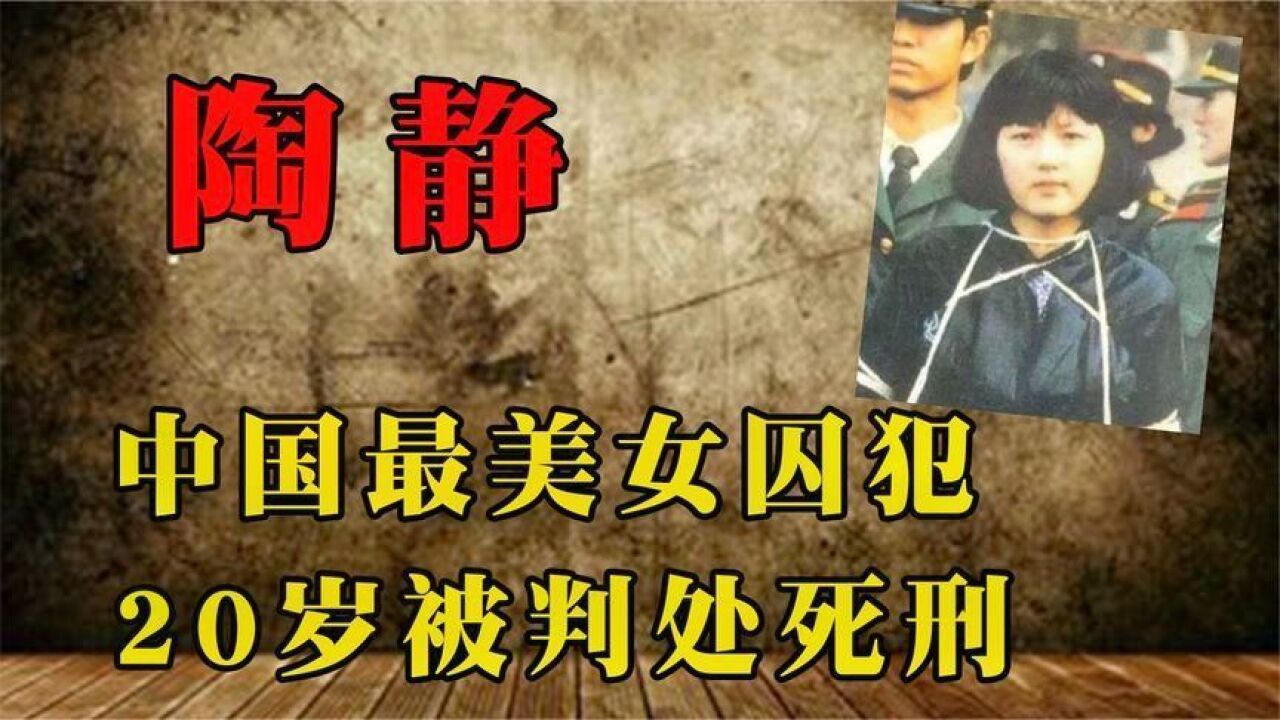 20岁的最美死刑犯陶静,行刑前留下五个字,母亲看到失声痛哭!_高清1080P在线观看平台_腾讯视频