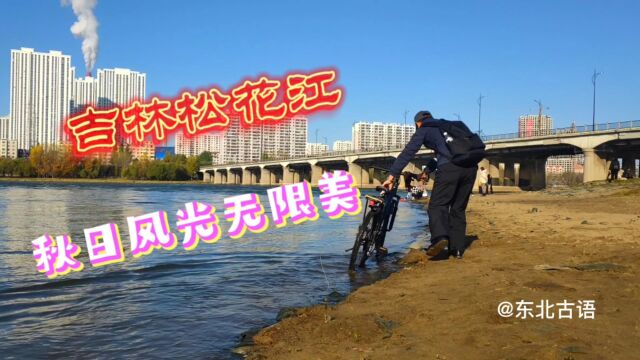 吉林松花江秋日风光无限美,赏深秋美景就来吉林市,给你意外感动