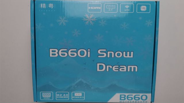 500多元即获B660 itx主板——精粤B660i Snow Dream介绍