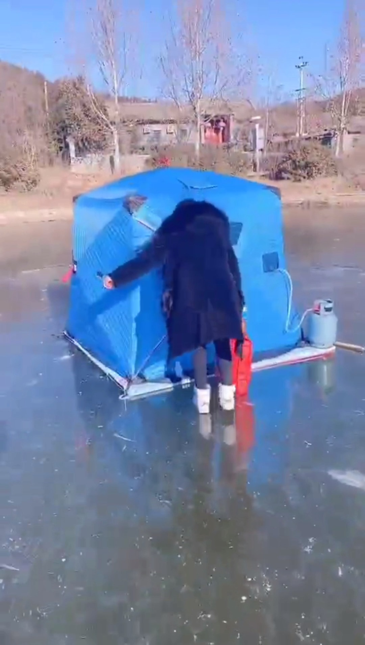 第十集 开启冰钓之旅 #女钓手 #冰钓_腾讯视频