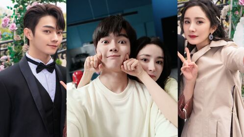 杨幂和许凯为了拍一张照片真是费了老大的劲了