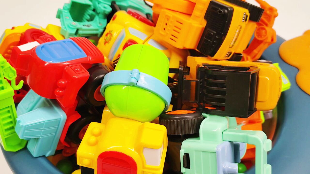 创意汽车玩具 快来认识各式各样的工程车吧