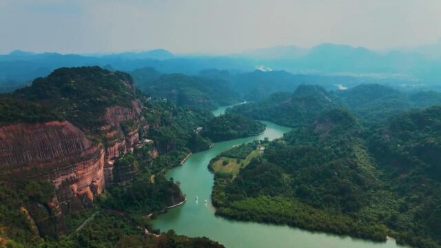 丹霞山景区水上丹霞