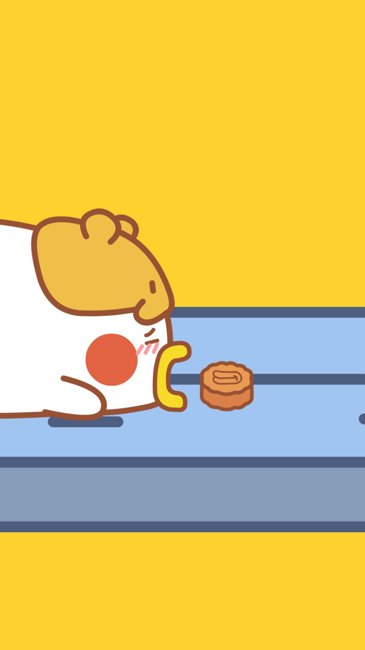 屁屁鸭月饼香甜可口