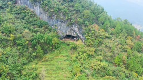 深山悬崖上发现一山洞，一家5代隐居100多年，养鸡种菜世外桃源