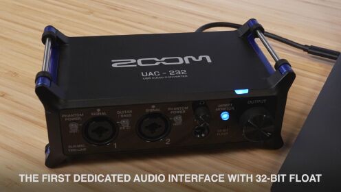 Zoom推出全新2路录音机UAC-232：介绍