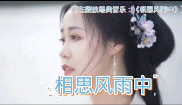 正在播放经典音乐《相思风雨中》