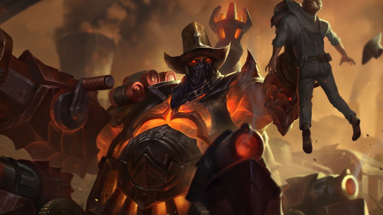 【英雄联盟手游】皮肤展示:西部魔影 厄加特