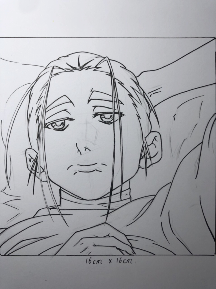 一人之下动漫人物王也绘画过程图