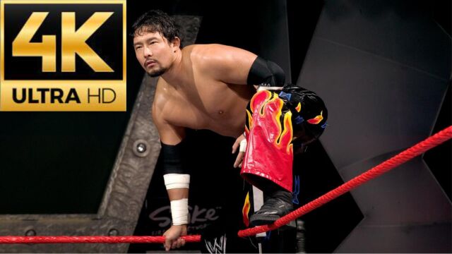 WWE超清4K汇编日本传奇高技术Tajiri田尻义博的精彩后翻肘击(20012005)