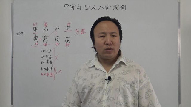 甲寅年生人八字案例分析  包双龙