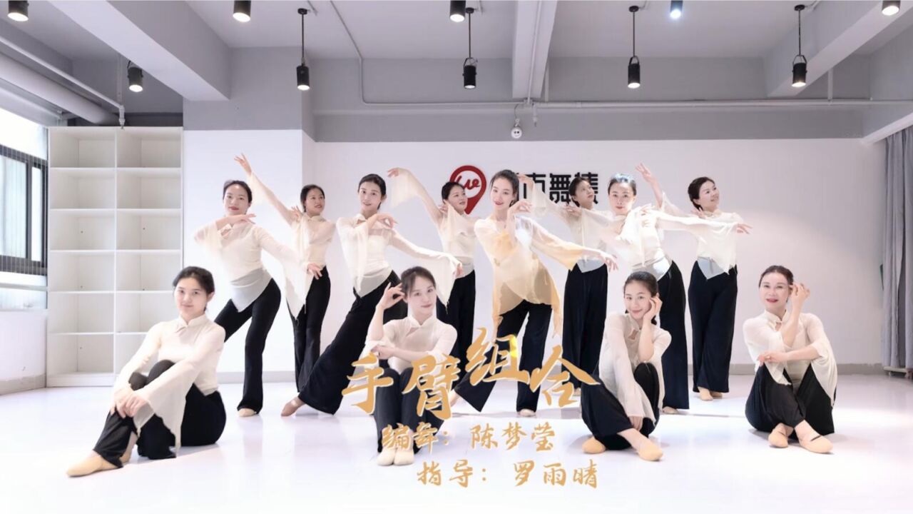 适合零基础初学的古典舞身韵《手臂组合》城市舞集罗雨晴指导_高清1080P在线观看平台_腾讯视频