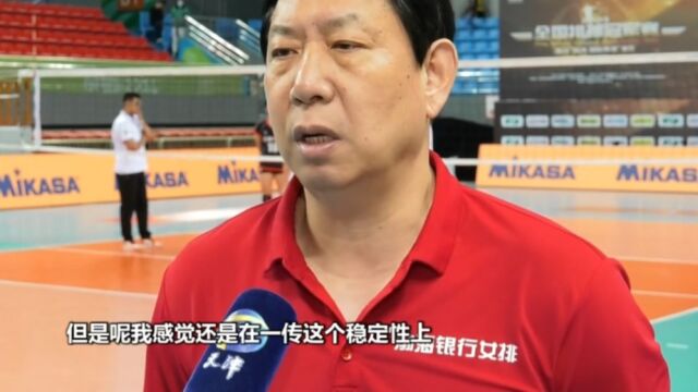 陈博雅:主攻接应两手准备,一传网口经受考验