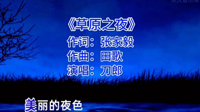 刀郎演唱经典老歌《草原之夜》