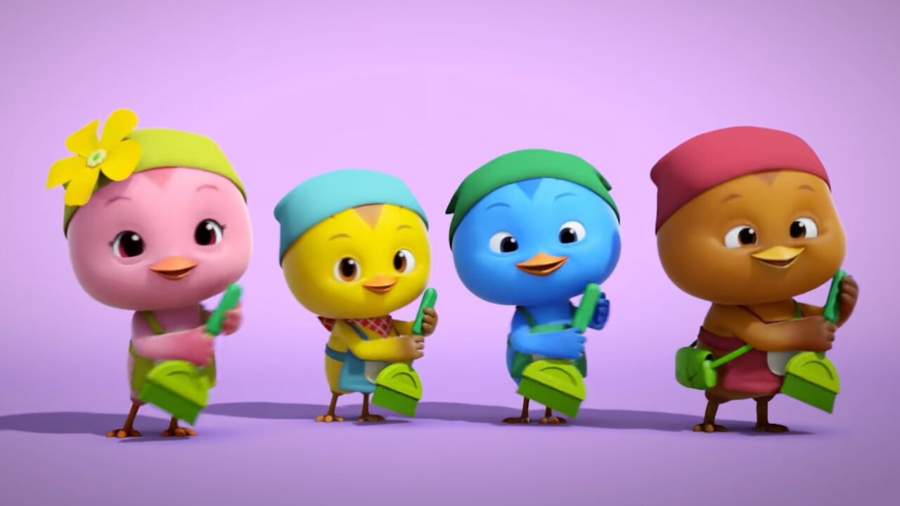 小朋友,快来跟jojo和萌鸡小队一起做家务吧,爸爸妈妈乐开怀