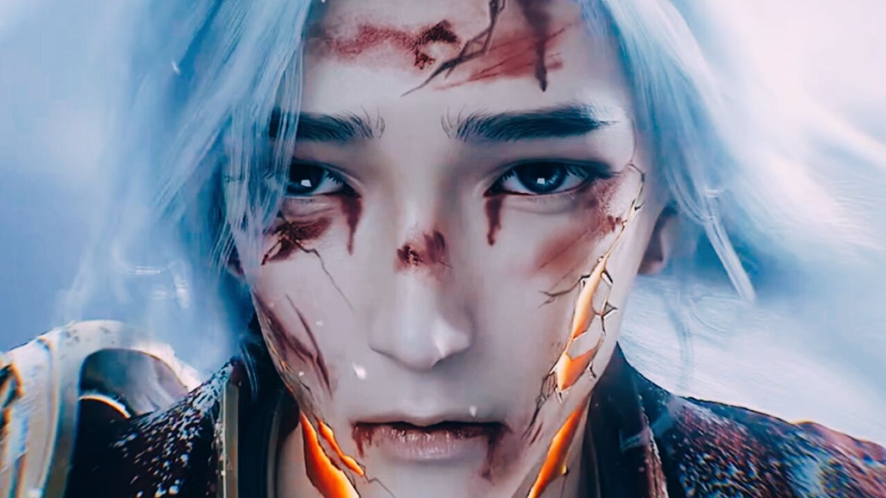 至尊骨裂,一袭红衣血染成,白发石昊破碎感爆棚!