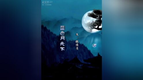 【兢山之声】蓝色月光下/张维质