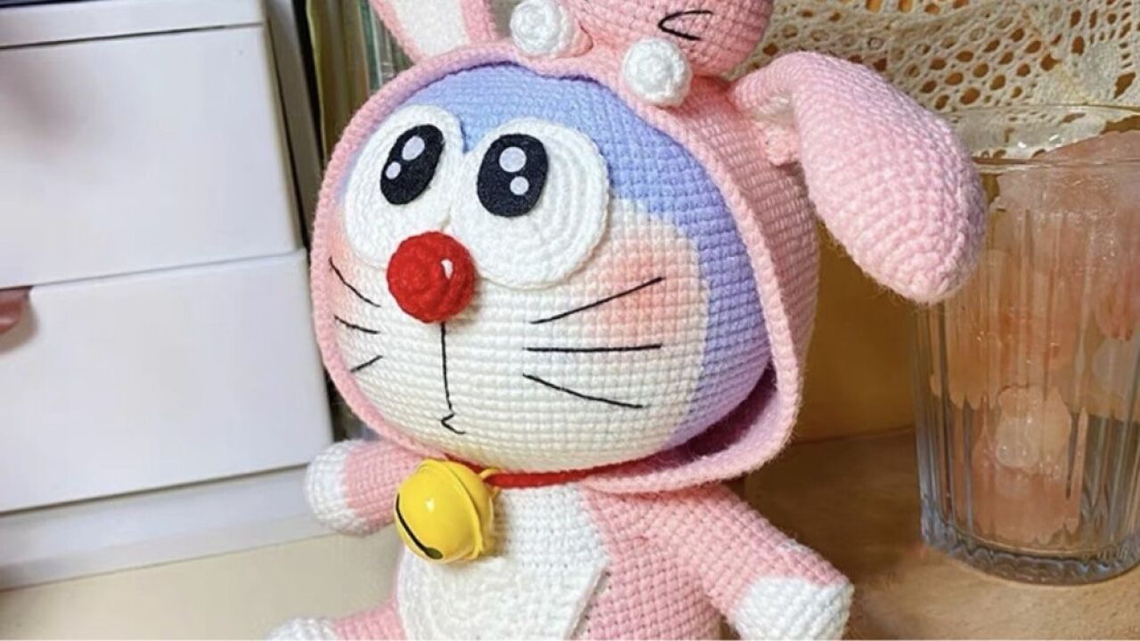 变装哆啦a梦编织教程下集