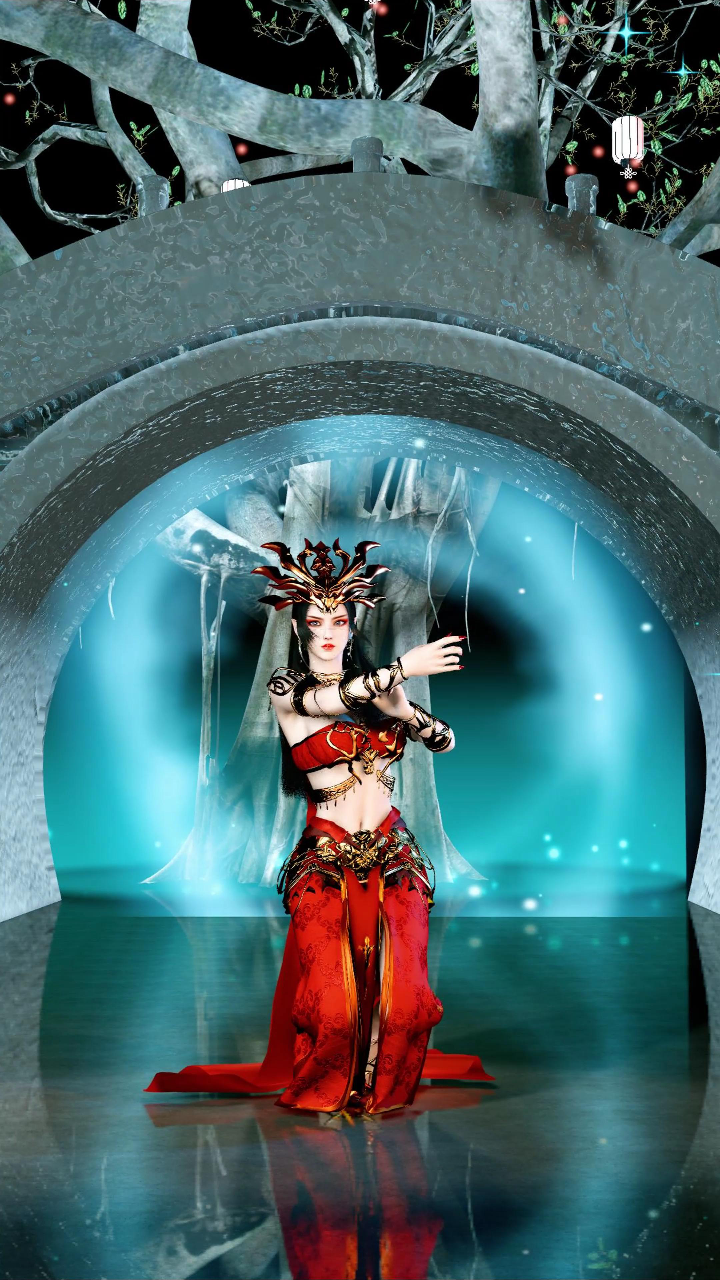 【4k竖屏】美杜莎女王《芒种》 再现绝美舞姿