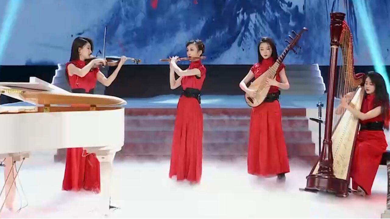 器乐演奏《铁血丹心》,云尚女子乐团用独有魅力征服全场
