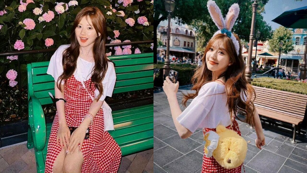 赵露思晒迪士尼游玩照俏皮可爱 回眸一笑很吸睛