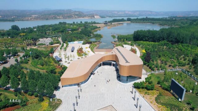 三门峡市天鹅湖国家城市湿地公园(南门)美景