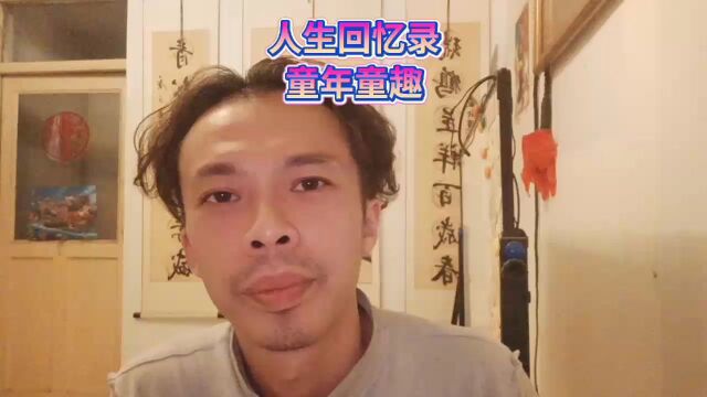 人生回忆录童真我的童年童趣儿时简单纯真快乐无忧无虑的生活自由