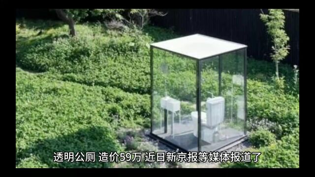 公厕透明玻璃门?建造费用59万?山西汾河湿地透明公厕开放数月