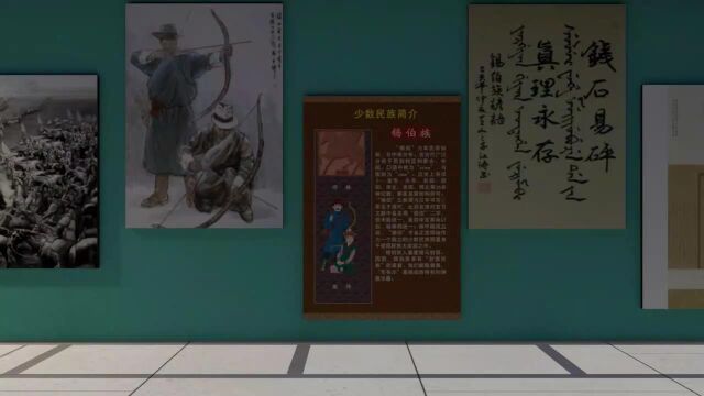 三维动画短片《镜头下的锡伯族》程鸿飞19140124作品视频