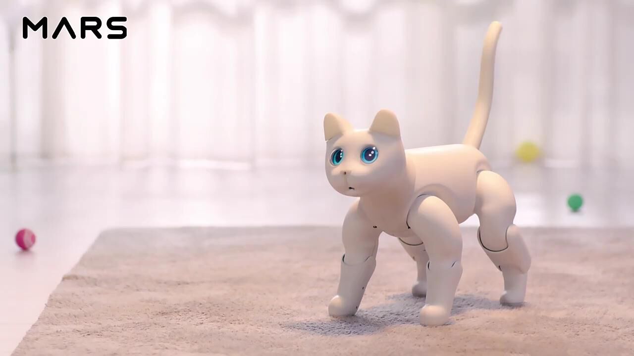 大象机器人 marscat 火星仿生猫陪伴宠物