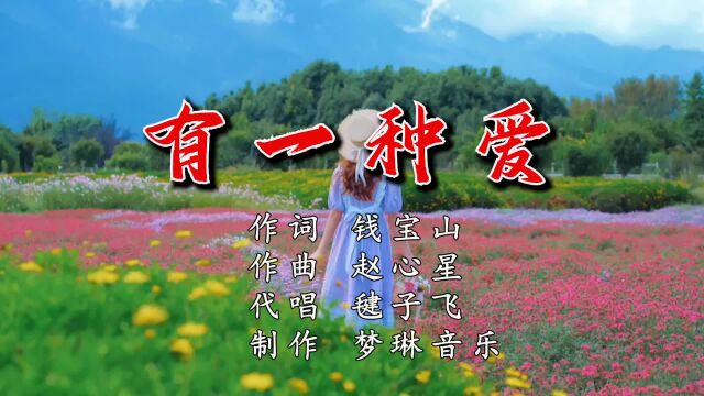 有一种爱作词:作词 钱宝山;作曲 赵心星;代唱 毽子飞