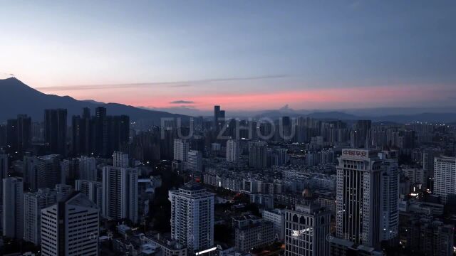 镜头下福建省会福州的清晨