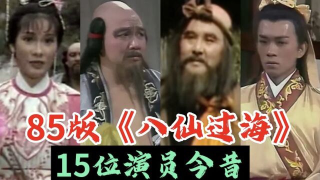 85版《八仙过海》15位演员今昔,38年过去了你还记得几个?