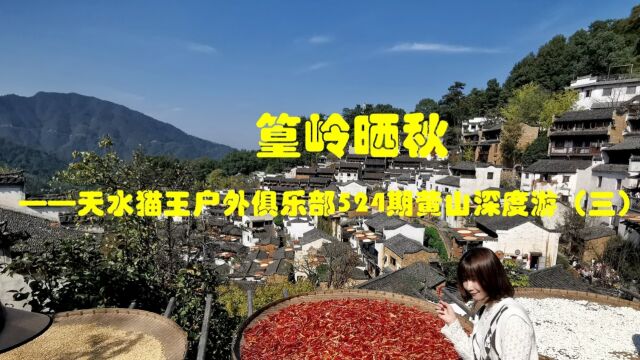 【现子湾视频】篁岭晒秋————天水猫王户外俱乐部524期黄山深度游(三)