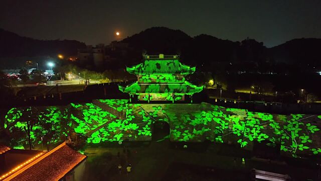 千年古城慈城夜景也很出彩