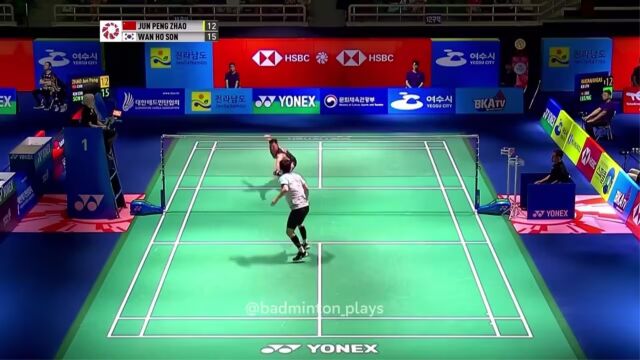 [R32] ZHAO Jun Peng (CHN) vs SON Wan Ho (KOR)  Korea Open 2023  #koreaopen2023