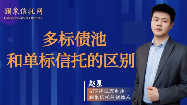 多标债池信托和单标标债信托的具体区别