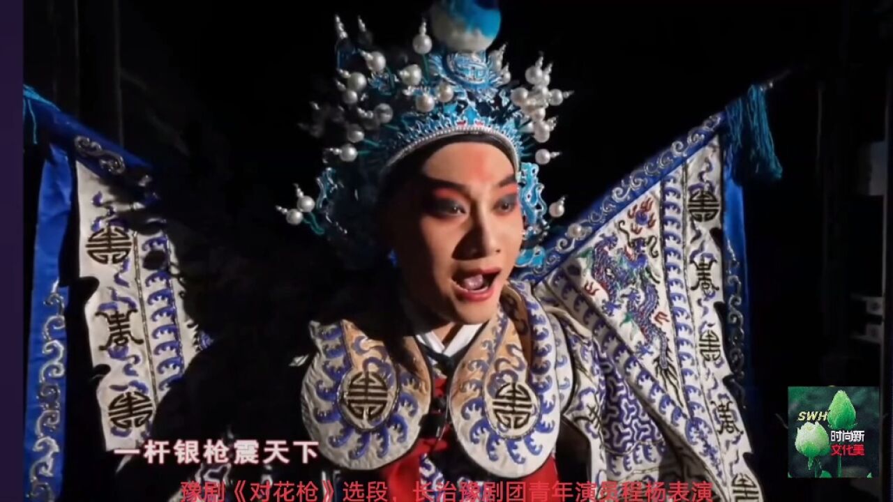 豫剧《对花枪》选段,长治豫剧团青年演员程杨表演_腾讯视频