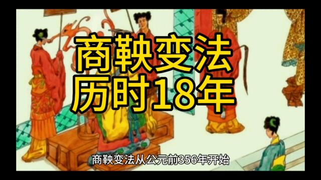 商鞅变法历时18年