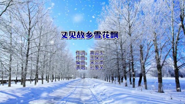 原创歌曲《又见故乡雪花飘》MV样片发布(高迎军作词)