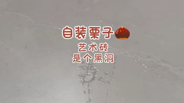 人生无常,艺术砖,适合有一定的钱用来开荒保洁的人,然而,那个人不是我#家装自装 #家装 #装修那点事 #装修打卡 #地砖.