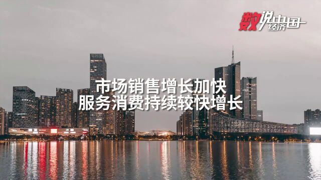 数说中国经济 | 市场销售增长加快,服务消费持续较快增长