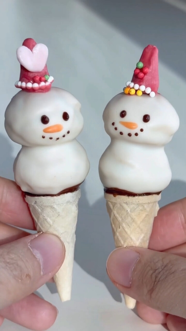 永不融化的雪人冰淇淋