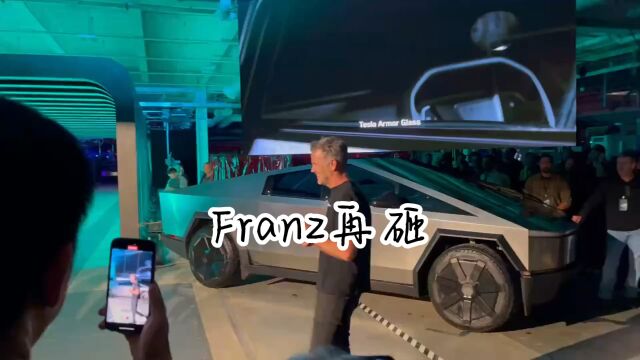 经典重现!Franz再砸特斯拉Cybertruck