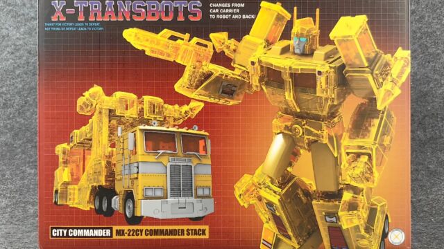 TRANSBOTS X社 MP变形金刚 G1通天晓 黄色透明版