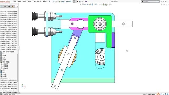 #机械设计 #非标自动化 #solidworks教学 #连杆机构