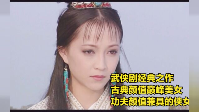 武侠剧经典之作,古典颜值巅峰美女,功夫颜值兼具的侠女