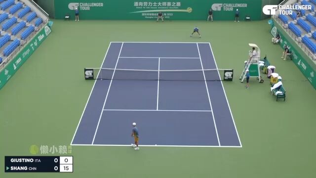 2023ATP上海挑战赛QF 商竣程vs吉斯蒂诺